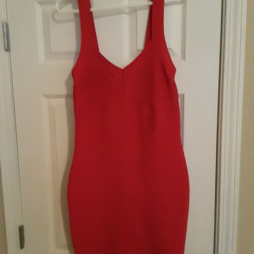 Sexy red bandage dress